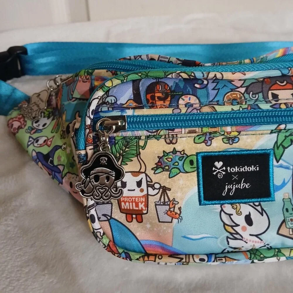 JuJuBe x tokidoki Fantasy Paradise Hipster, Hippie fanny pack, bum bag - Picture 2 of 8